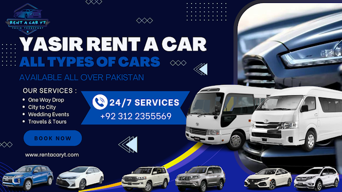 Rent a Car Karachi YT image